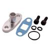 Car Turbo Oil Return/Drain Engine Block Side Flange Adapter Kit To Straight 3/4” Bard For T3 T4 T04B T04E Car Accessories