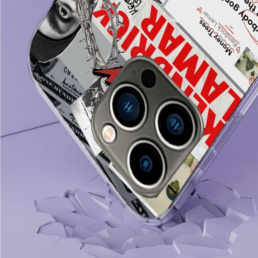 Kendrick Lamar DAMN Phone Case For Iphone 17 Air 15 Pro 14 Plus 16 Pro Max 12 13 Mini 11 16E X XS Cover Cute Fundas