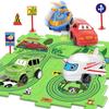 Electric Splicing Track Cartoon Car Set Diy Puzzle Assembly Track Puzzle, Children'S Toy Car