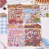 Layered Miniature Sticker Set - 3pcs Cute Dimensional Decals for DIY Scenes & Crafts