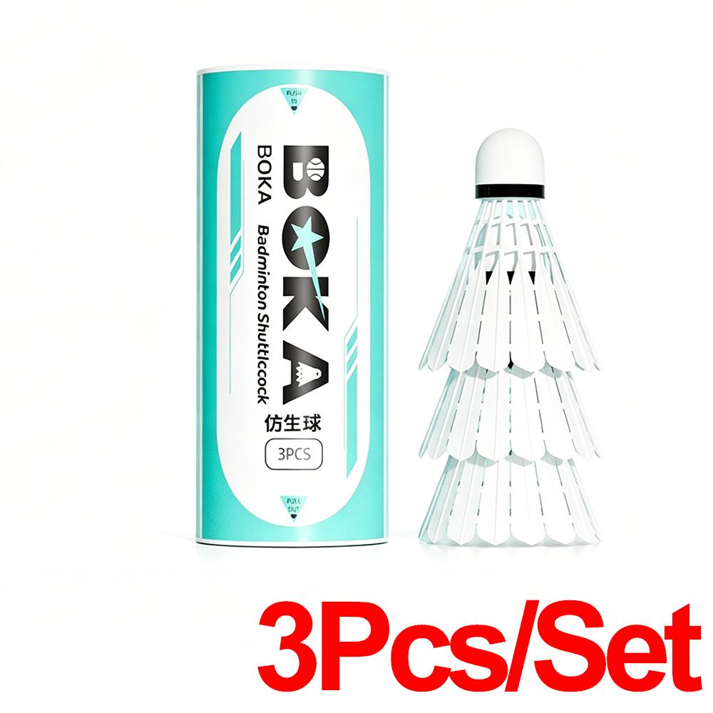 3/6/12Pcs Nylon Badminton Balls Durable Badminton Shuttlecock High Elasticity Windproof Foam Head Outdoor Sports Training