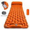 Single Outdoor Inflatable Sleeping Pad, 1-minute Quick Inflation, Essential for Camping and Picnicking, Foldable Moisture-proof Pad, Outdoor Equipment