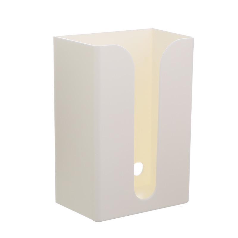 Selbstklebende Taschentuchbox zur Wandmontage: Stanzfrei, Kunststoff, Multifunktion