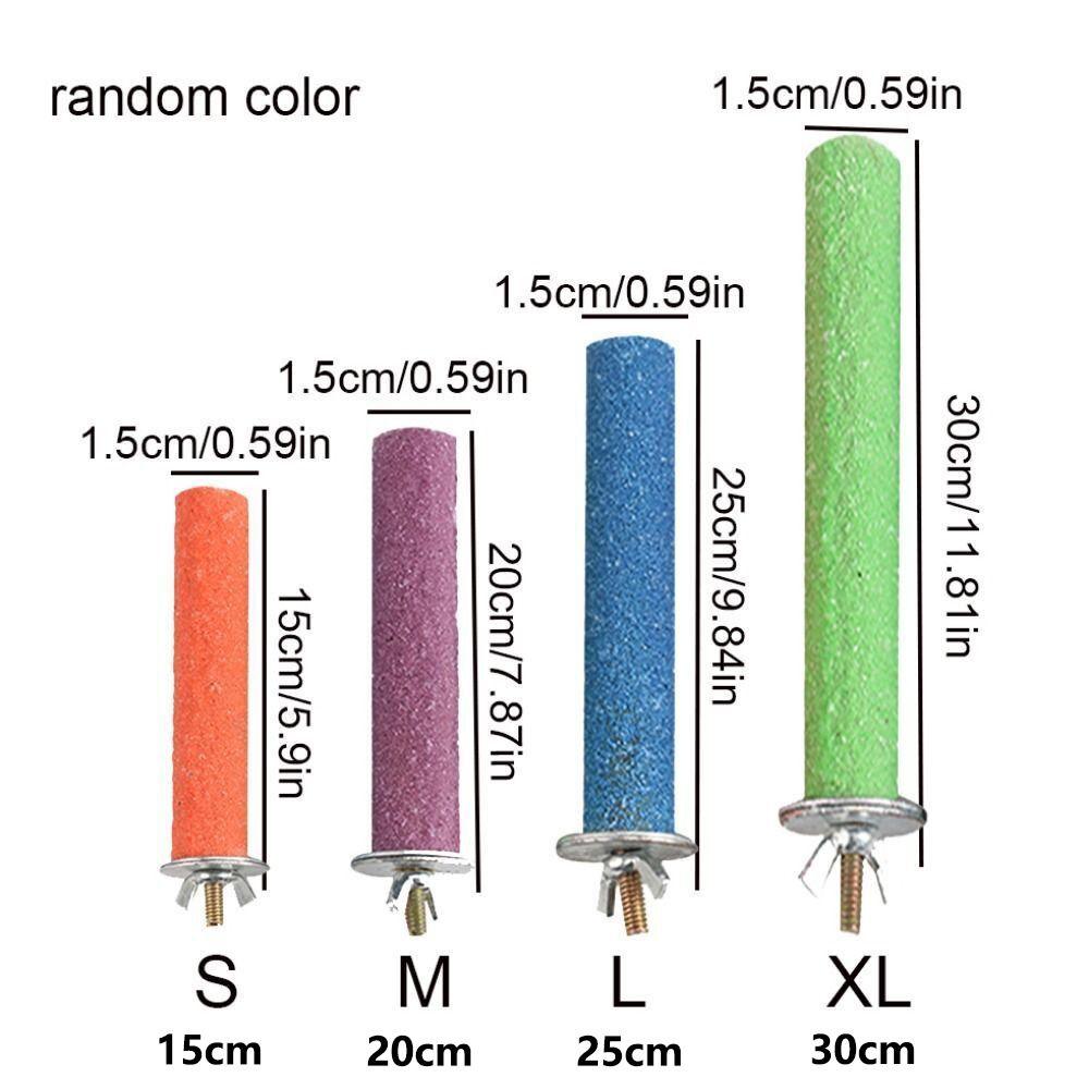 Bird Claw Beak Grinding Bar Standing Stick Parrot Station Pole Birds Supplies