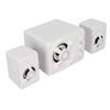 Computer Speaker 2.1 USB Powered Stereo Subwoofer Multimedia Wired Speaker with RGB LED Light for