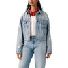Levis X Beyoncé Collaboration Paisley Rhinestone Pattern Loose Denim Jacket Women Jackets A9456-0005