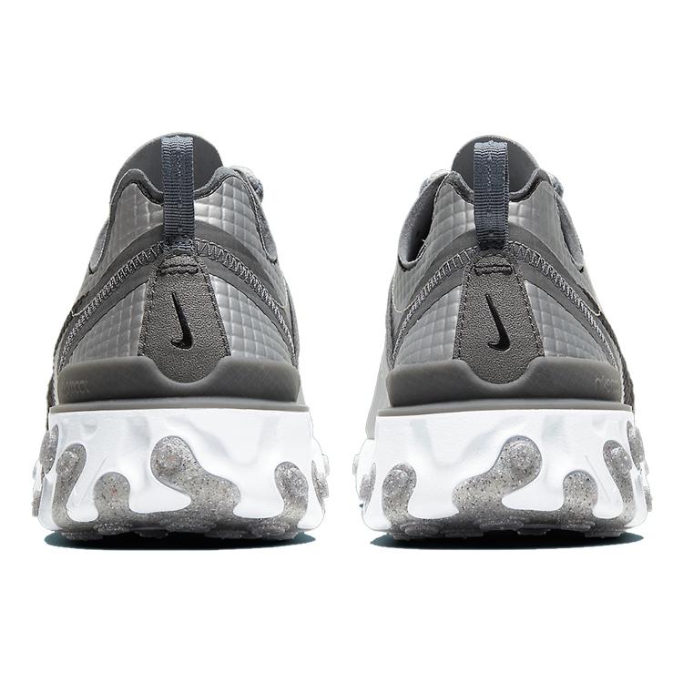 Nike React Element 55 Gestepptes Gitter Weiß CI3835-001