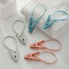 12pcs Windproof Clothespins Plastic Laundry Clip Portable Bra Socks Hanger Hook Quilt Clothing Clip Hanging Rope Clothes Peg