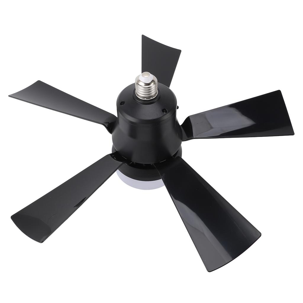 Ceiling Fan Light Dimmable 3 Color Temp 3 Wind Speed 1H 2H 4H Timer E26 Small Fan Lamp with Remote for Bedroom Kitchen