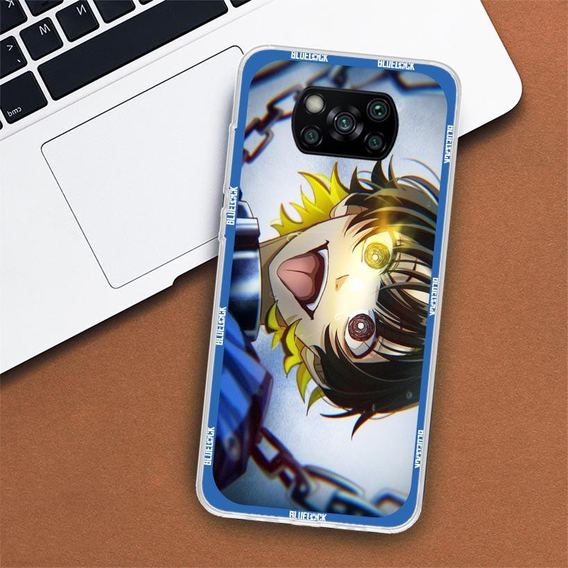 Japan Anime Blue Lock Phone Case For Xiaomi Poco X3 Nfc X4 X5 X6 X7 F7 Ultra F6 F5 F4 Gt F3 M6 M5S M5 M4 M3 Fundas Soft Shell X7