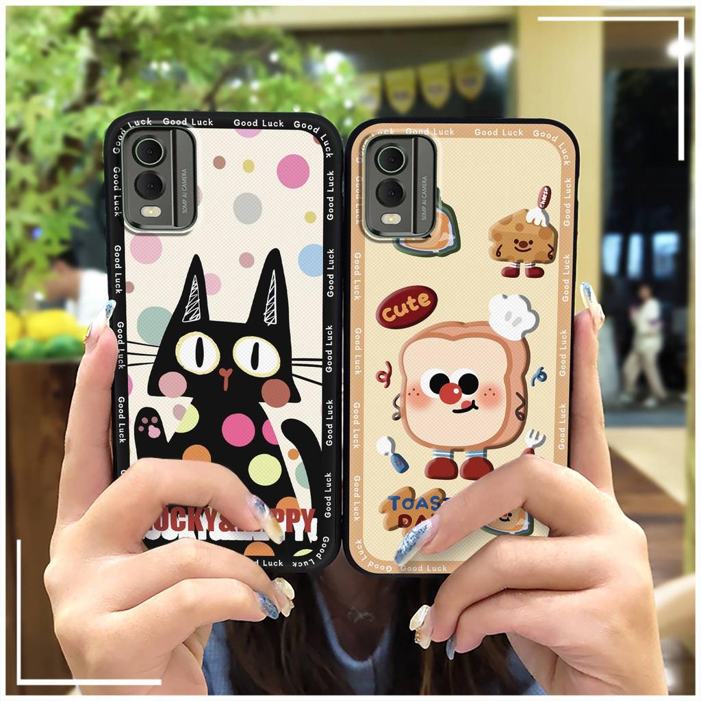 Anti-knock Anti-dust Phone Case For Nokia C32 Back Cover Phone Pouch Durable Graffiti TPU Soft case Dirt-resistant Cute