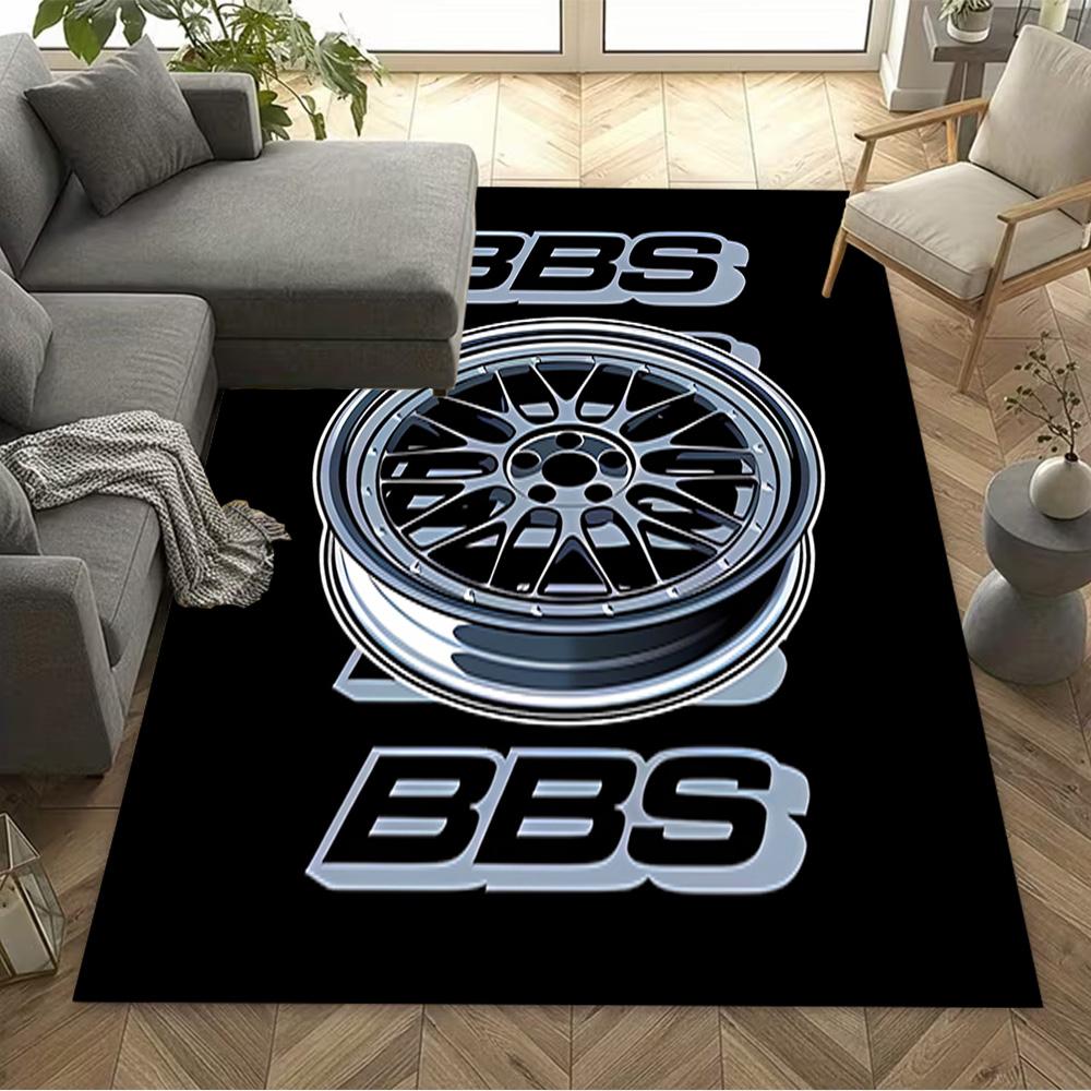 Bbs Wheel Floor Rug Office Rug Perfect for Game Room Study Room Decorate Room Living Rooms Antislip Carpet Decorate Offices