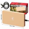 Vogelheizer für Käfig USB-Stecker Heizplatte 18x10cm 5W Leiser Papageienheizer Mit 1,5-Meter-Kabel Für Wellensittich Finken Agaporniden Haustier