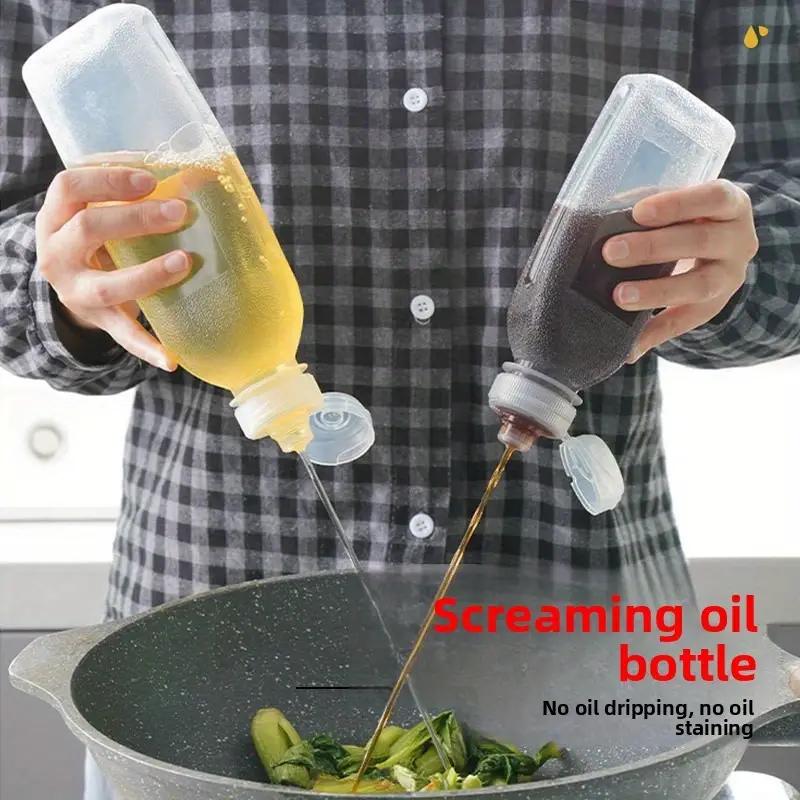 Kitchen Seasoning Oil Bottle Squeeze Fill Oil Sauce Vinegar Bottle Leak-Proof Household Seasoning Sauce Tank Squeeze Bottle