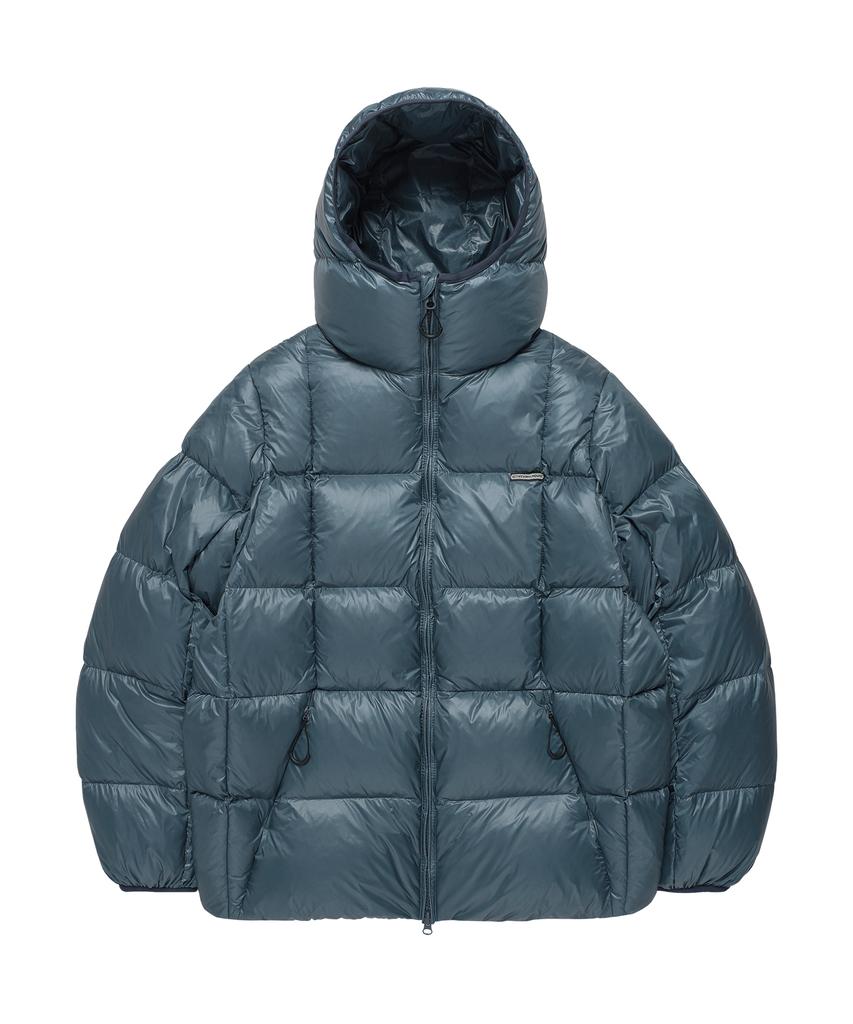 Thevinylhouse Hooded Duck Down Jacket Blue