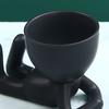 Easy To Carry Ceramic Practical Cute Anti-corrosion Little People Body Flower Pot Ornament Nordic Flower Pot