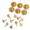 50 Jeux Broches Attaches Bouton Fermoir Papillon Support Badge à Pression Attache Broche Clou Attaches pour Bijoux DIY