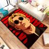 Anime Hero with Sunglasses Poster Patterned carpet, non slip mat suitable for living room and bedroom sofas