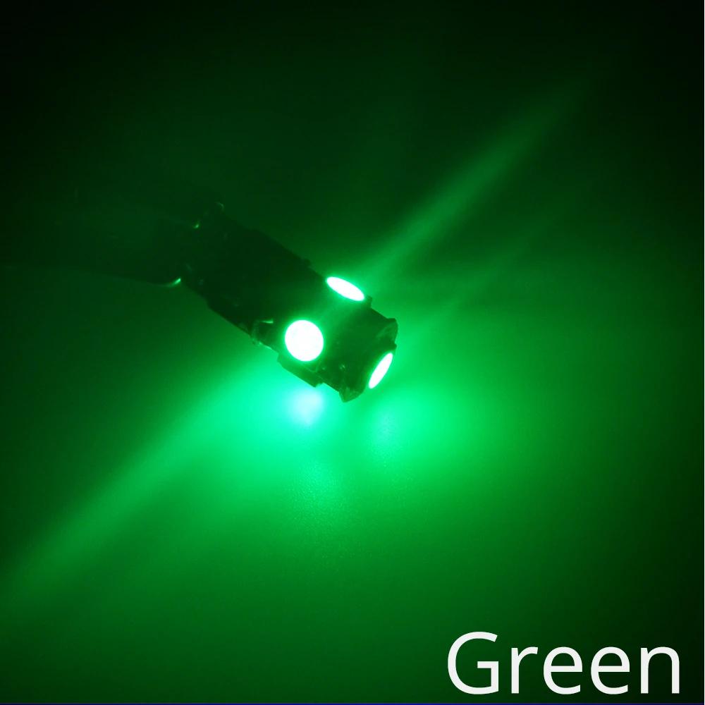 10X Auto T10 W5W 194 Car Brake Led Canbus Interior Reading Bulb Dome Dashboard Lamp 5050 5SMD Reverse Light License Plate Lamps