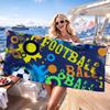 Soccer Towel Quick Drying Beach Towels Are Suitable For Swimming Pools Camping Yoga And The Gym