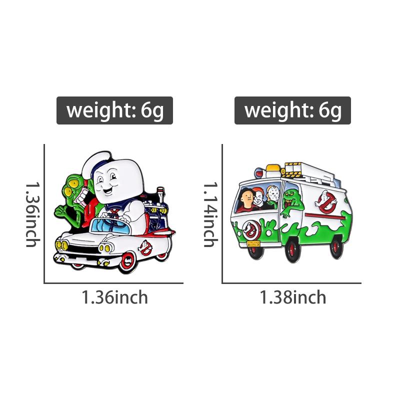Science Fiction Movies Enamel Pins Custom Cartoon Bus Brooches Lapel Badges Punk Jewelry Gift for Fans Friends