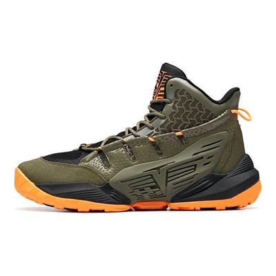 Baskets de Basketball Rétro Badass Homme Kaki-Vert 91911122-4