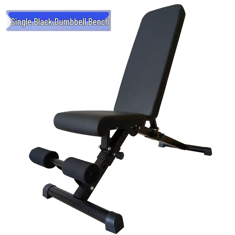 Men's Professional Home Gym: Bench Press, Squat Rack, Barbell, Dumbbell, Weightlifting Bench Equipment