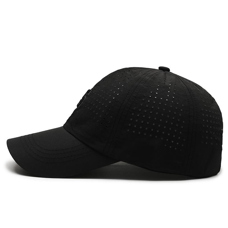 Male Baseball Cap Embroidery Irregular Quick-Drying Cap Breathable Sun Hat Outdoor Cap