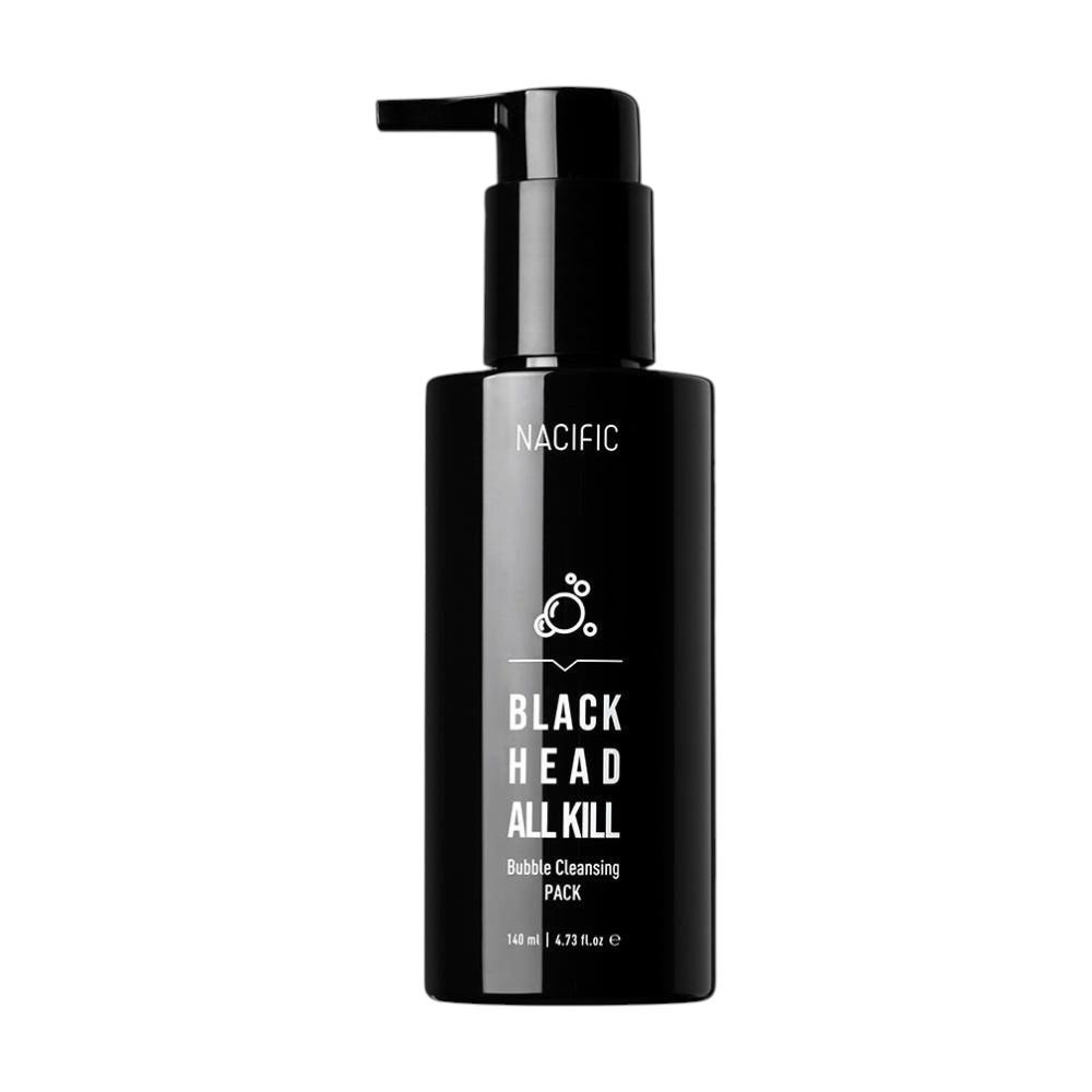 NACIFIC Черная Маска-Пенка для Очищения Пор Blackhead All Kill Pore Refining Deep Cleanse 140мл