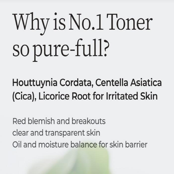 NUMBUZIN No.1 Pure-full Calming Herb Toner 300ml