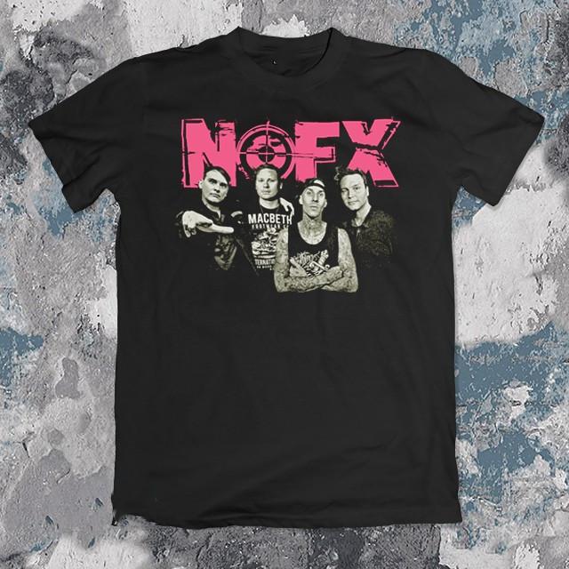 

Nofx Band Mem Full Size To 5XL Black 100% Cotton tShirt Unisex T-Shirt XXL