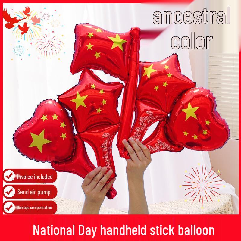 National Day Headband & Hair Clip Set for Kindergarten School Events & Celebrations