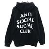 ANTI SOCIAL SOCIAL CLUB Made in USA Back print Long sleeve Sweatshirts Men's Used