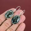 Seraphinit Örhänge Toppkvalitet Ädelstensörhänge Handgjorda Boho Smycken 925 Sterling Silver Örhänge Naturliga Seraphinit Smycken Gåvor Till Mamma