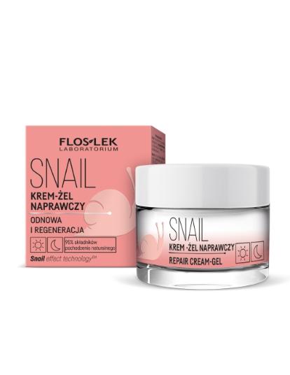 Gel-crème revitalisant avancé jour et nuit Flos-Lek 50 ml | Formule complète de soins de la peau