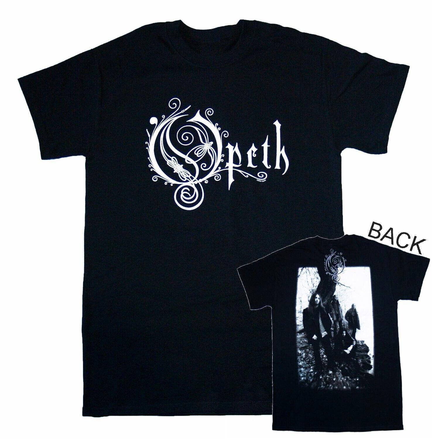New Opeth Band Short Sleeve Double Side Black All Size Shirt XXXL
