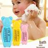Cartoon Bear Baby Bath Safety Dual Thermometer: Anti-Scald, Dry & Wet Use