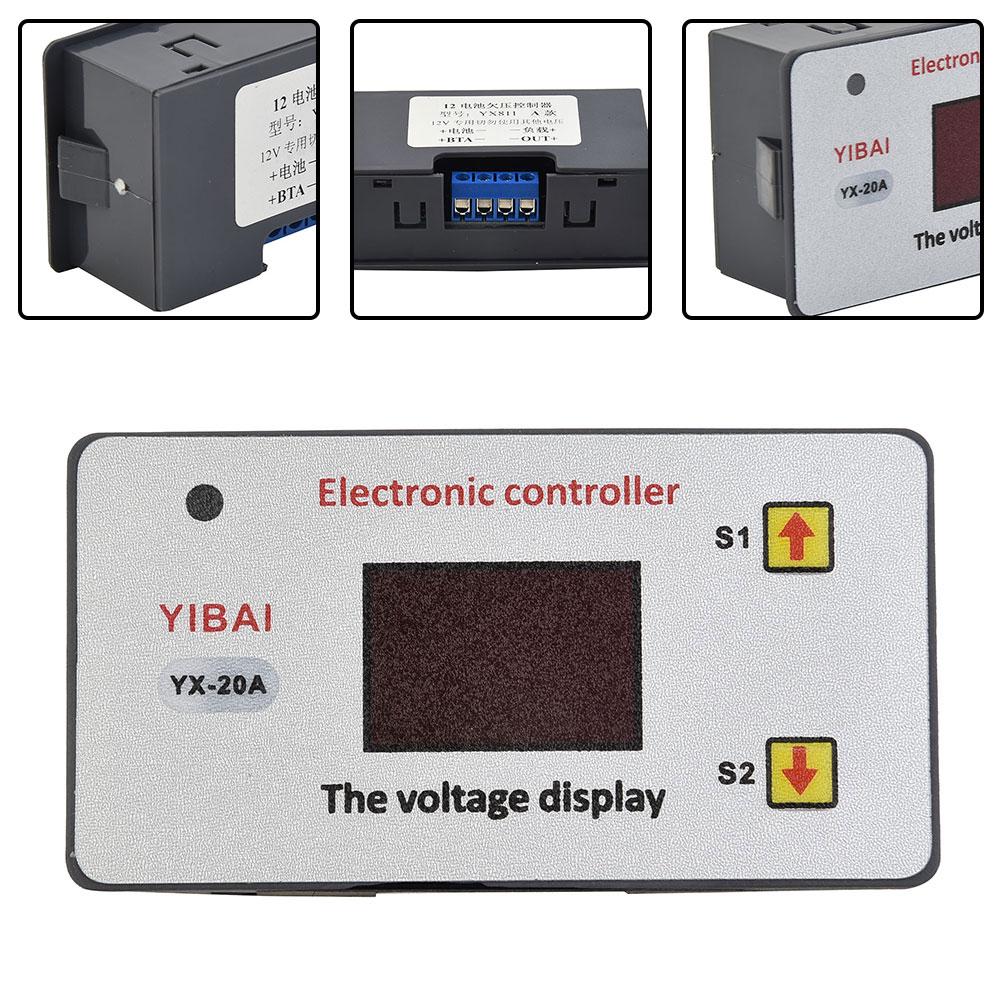 1pc Battery Undervoltage Controller 12V 20A Battery Low Voltage Cut-off Switch Protection Automatic Controller Module