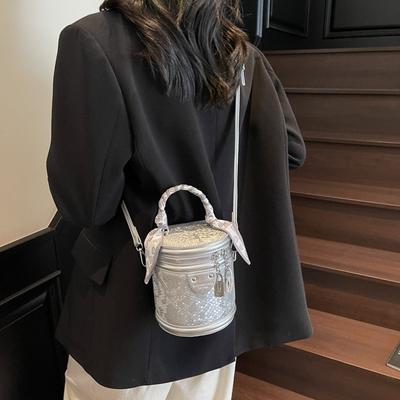 Frühling neues Produkt modische frische lässige tragbare Bucket Bag Temperament Damen Pendler Umhängetasche