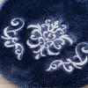 Senko NYNAS Royal Palace Toilet Lid Toilet Navy Blue with Elegant 14576 Cover, Standard/Flush Lid, Rhinestones, Design,