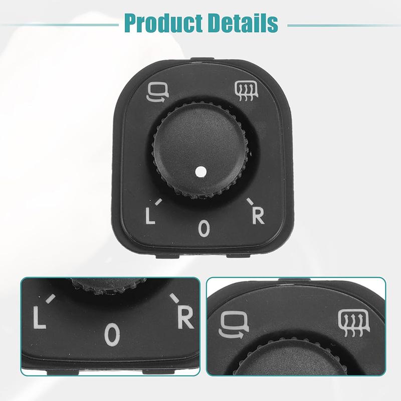 1K0959565J for Volkswagen Jetta Golf mk5 mk6 tiguan CC Passat B6 B7 Rear View Mirror Switch Adjustment Knob Car Accessories