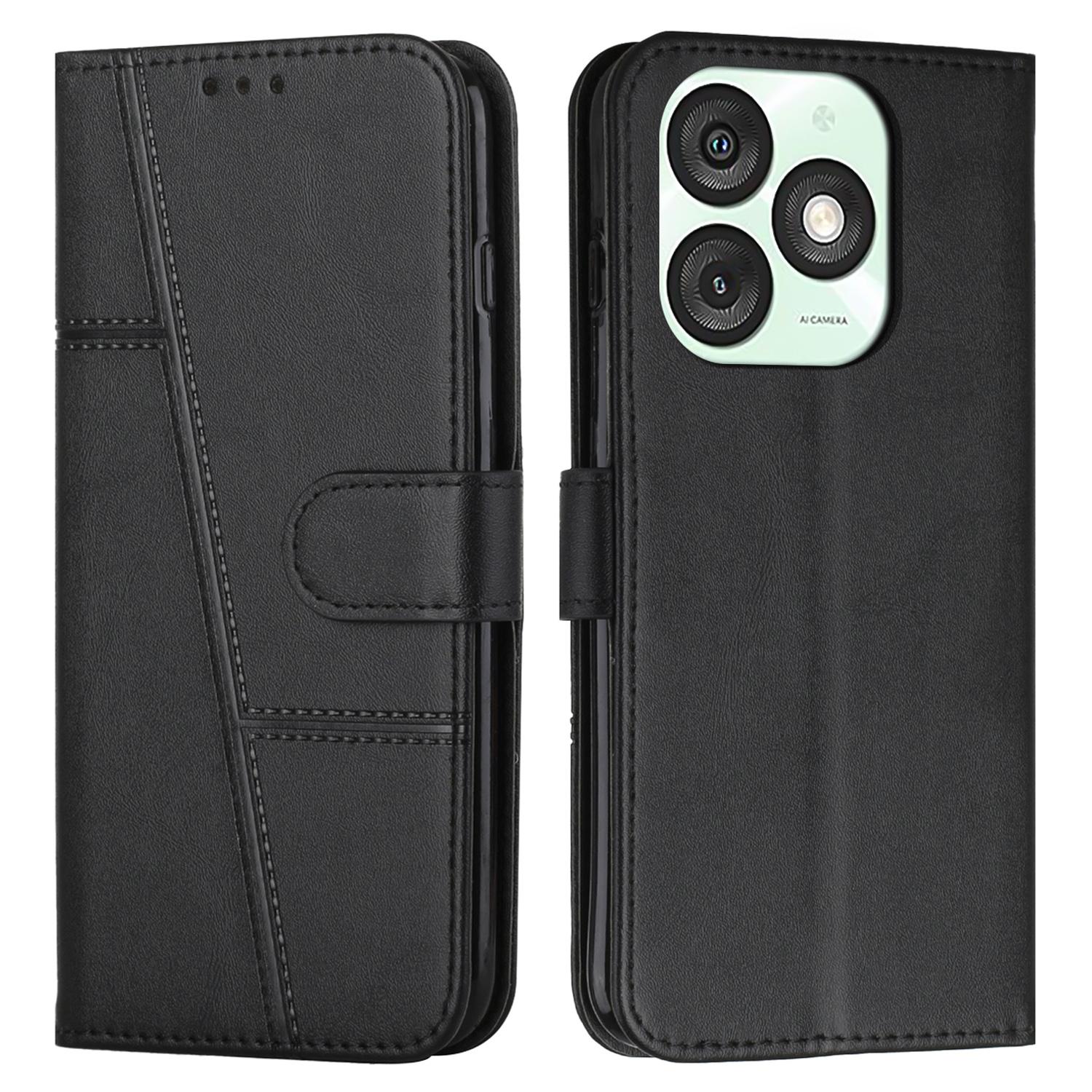 

For itel A50 Case Stand Flip Protective Leather Phone Cover A