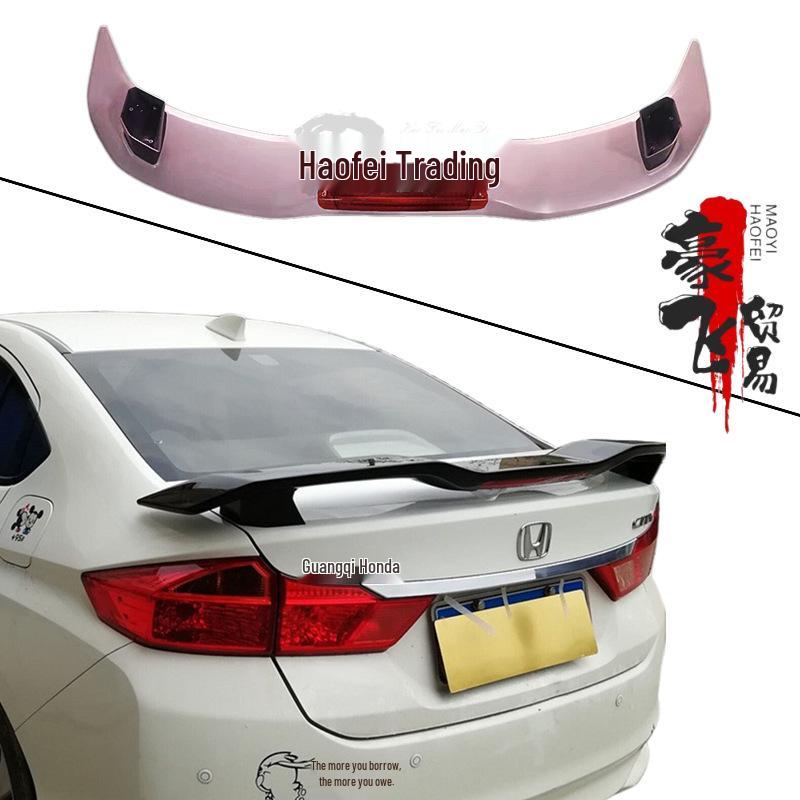 

Universal Spoiler with Light for 2015-2021 Honda City 3-Box, Requires Drilling Unfinished