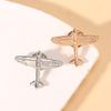 Simple Mini Airplane Brooch Pricked Horse Pin Badge Suit Shirt Accessory