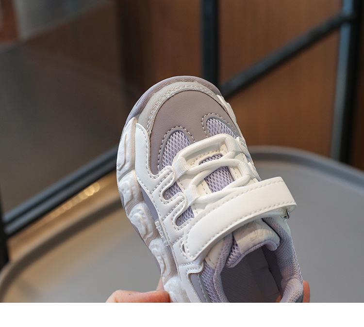 Unisex Kids Breathable Running Shoes - Soft Sole Little Sneakers for Spring & Autumn