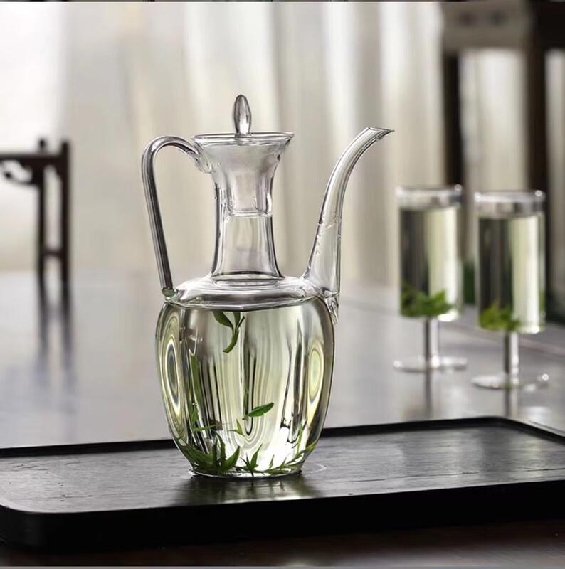 Transparent Song Style Glass Teapot