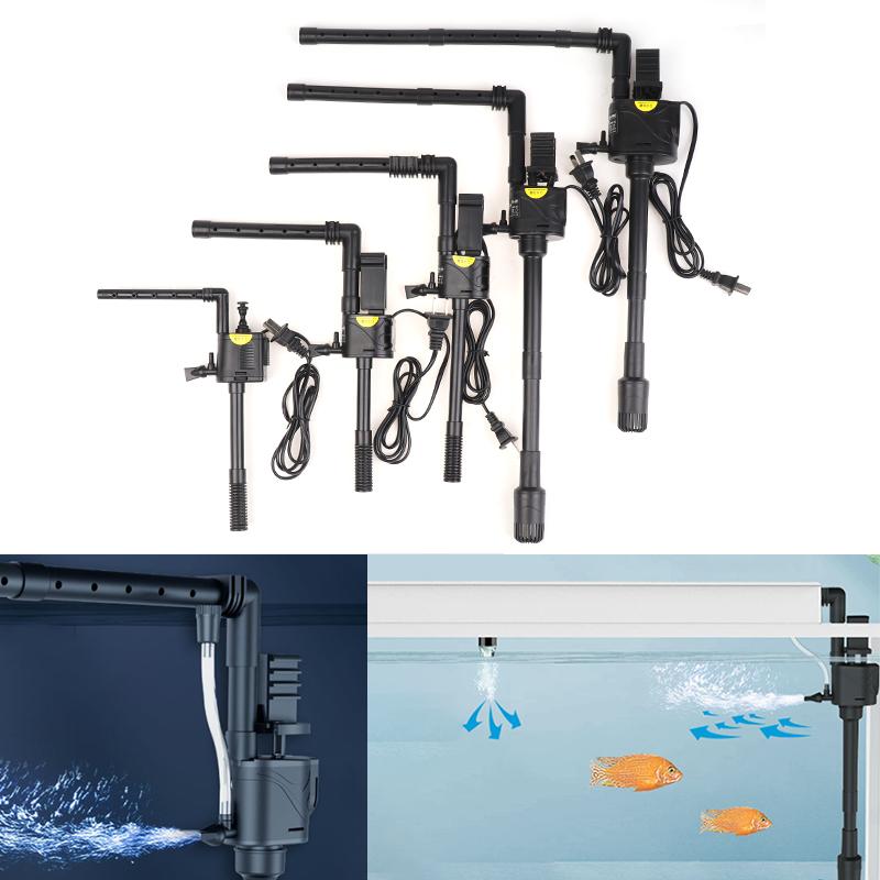 Aquarium Sauerstoffpumpe Leiser Filter 3-in-1 Fischzucht Sauerstoffpumpe Kleine Obere Filterzirkulationsvorrichtung