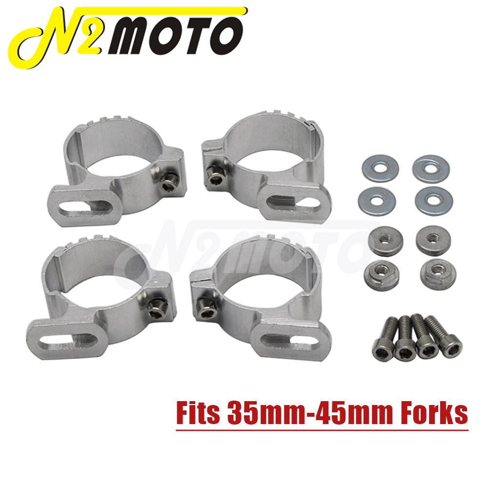 Motorcycle Headlight Fairing Mount Clamp Universal 35mm-58mm Forks For Honda Harley Dyna Suzuki Yamaha Cowl Mount Aluminum Clip Fit 35-45mm