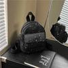 Schoolbag Korean version fashionable and simple polka dot star mini backpack women go out commuting foreign style lightweight small backpack