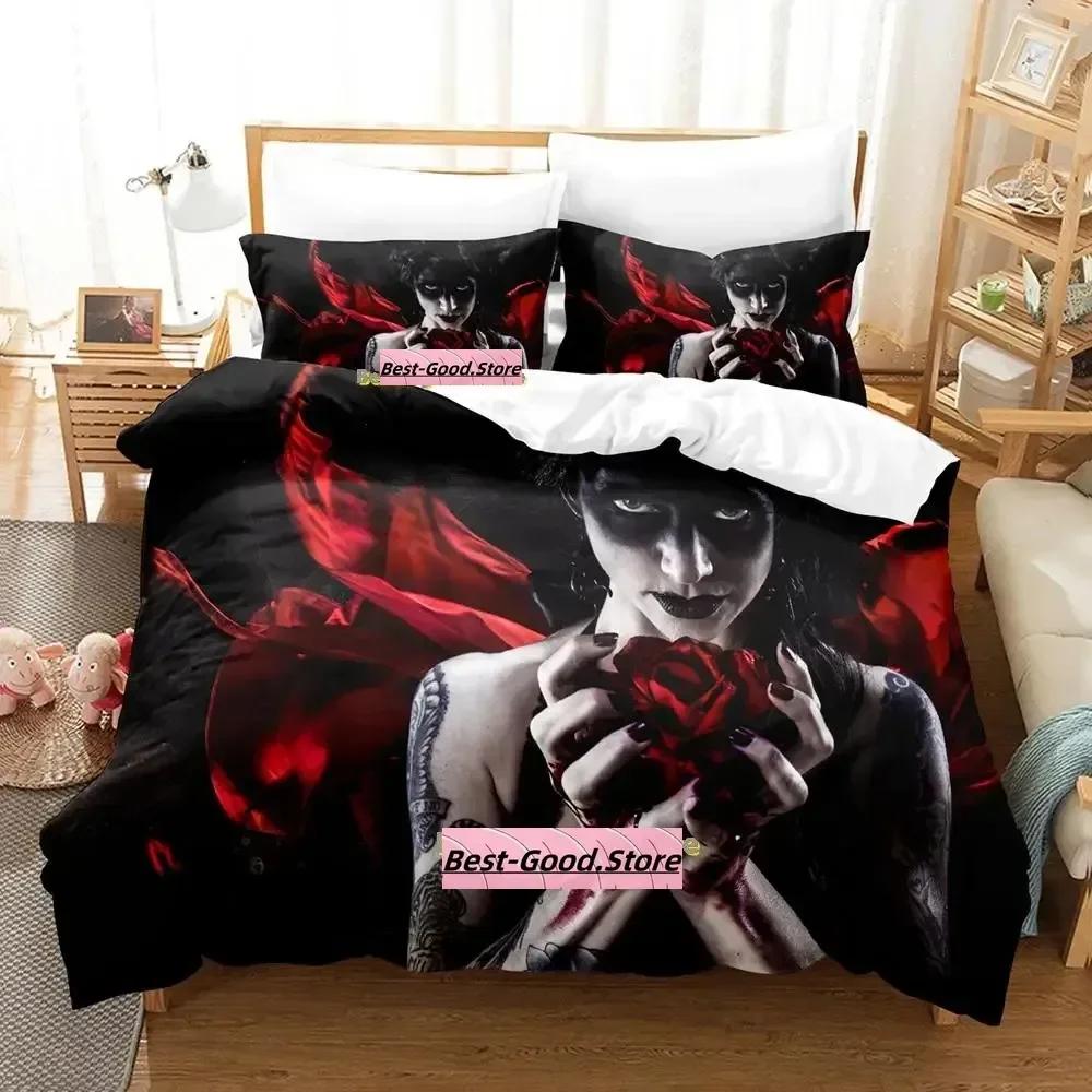 Comforter Personality Demoness Bedding Set Single Twin Full Queen King Size Bed Set Adult Kid Bedroom s Anime Bed